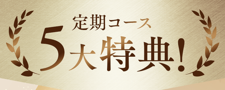 定期コース5大特典