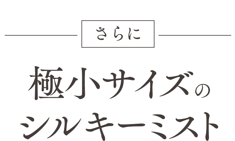 極小ミストで