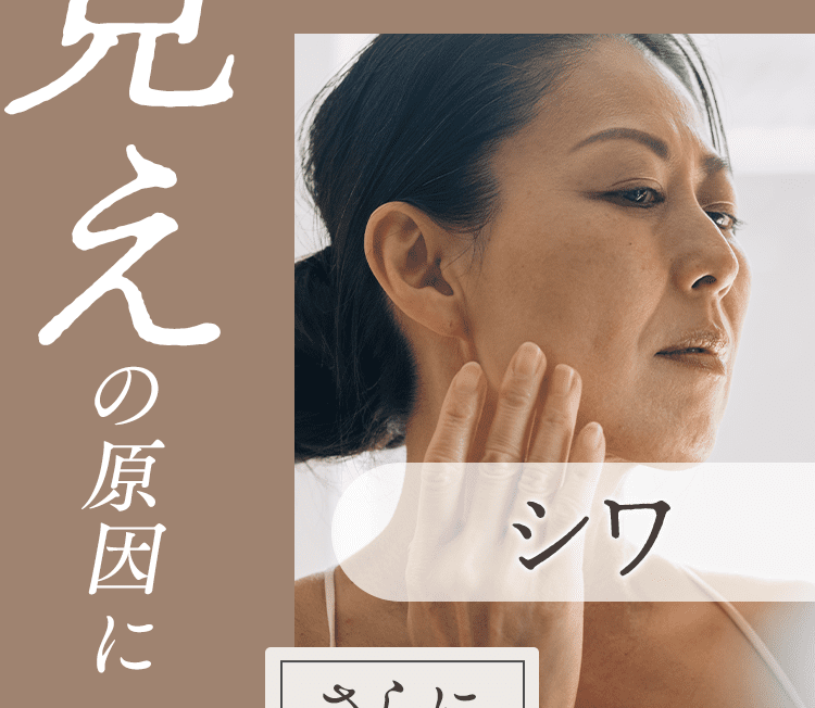 老け見えの原因