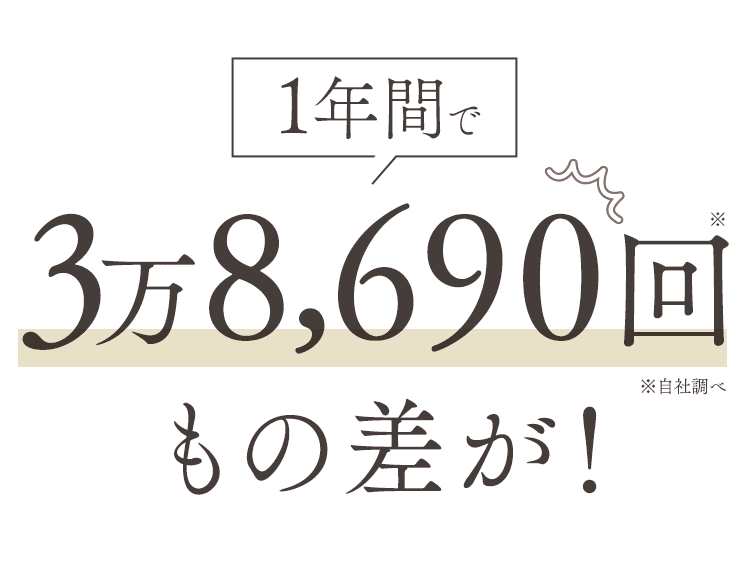 1年間で